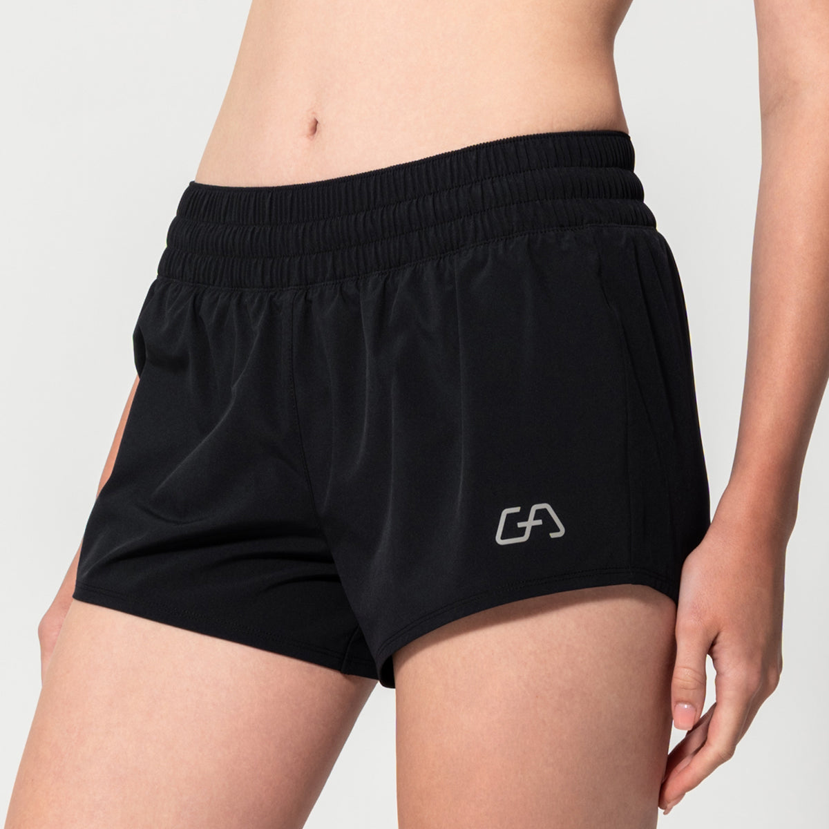 4way stretch Activewear Brief-Lined inch Running Shorts for