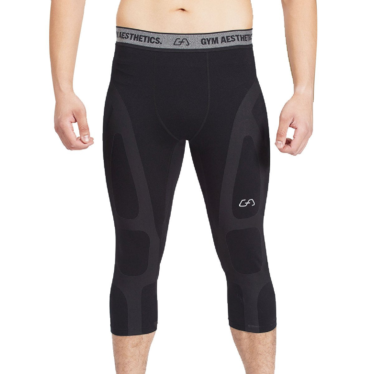 Image of Compression Warrior Cropped Leggings for Men