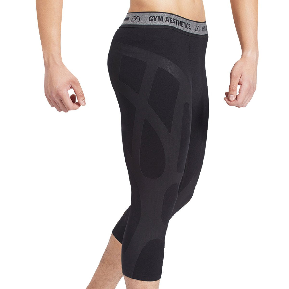 Image of Compression Warrior Cropped Leggings for Men