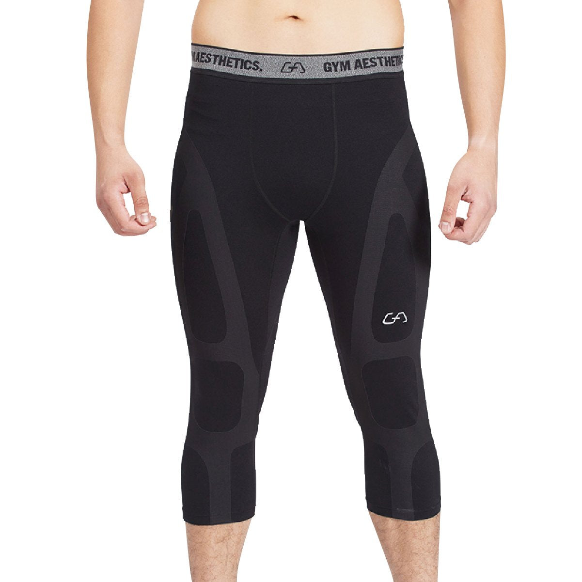 Image of Compression Warrior Cropped Leggings for Men