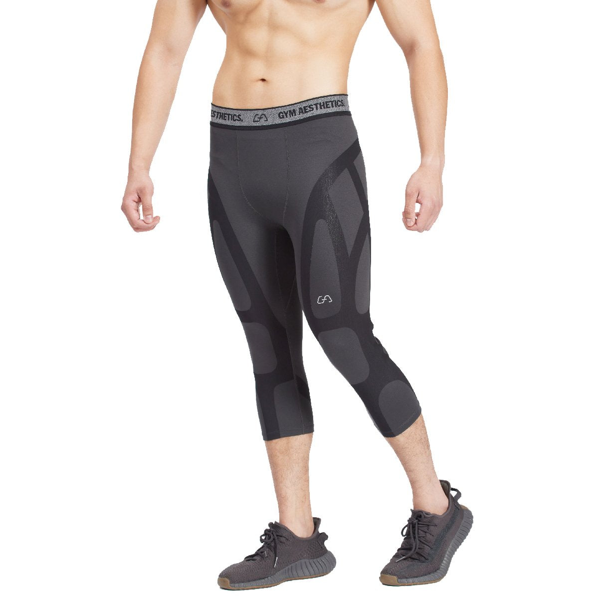 Image of Compression Warrior Cropped Leggings for Men