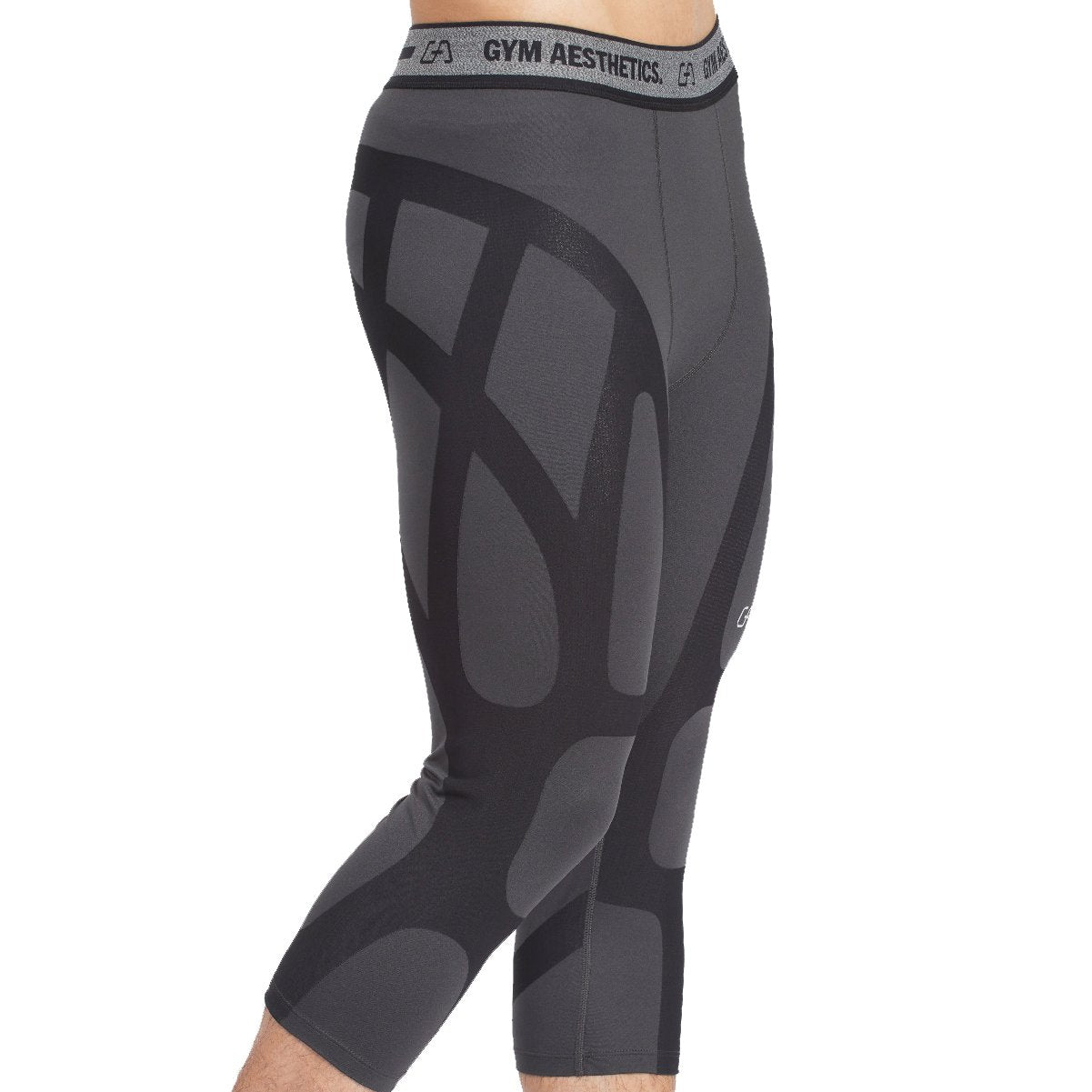 Image of Compression Warrior Cropped Leggings for Men