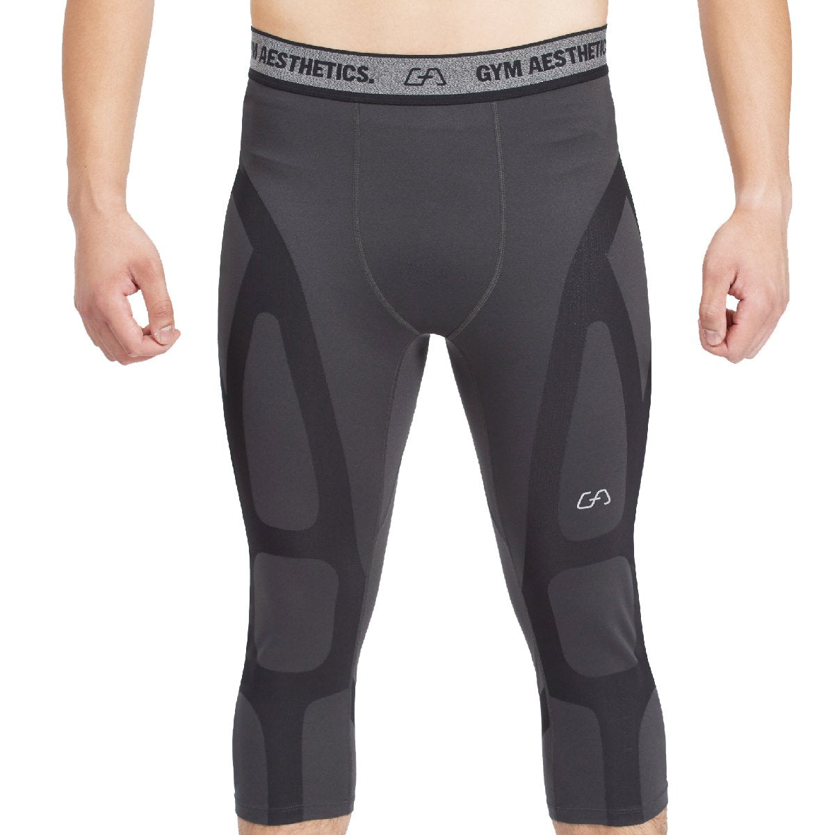Image of Compression Warrior Cropped Leggings for Men
