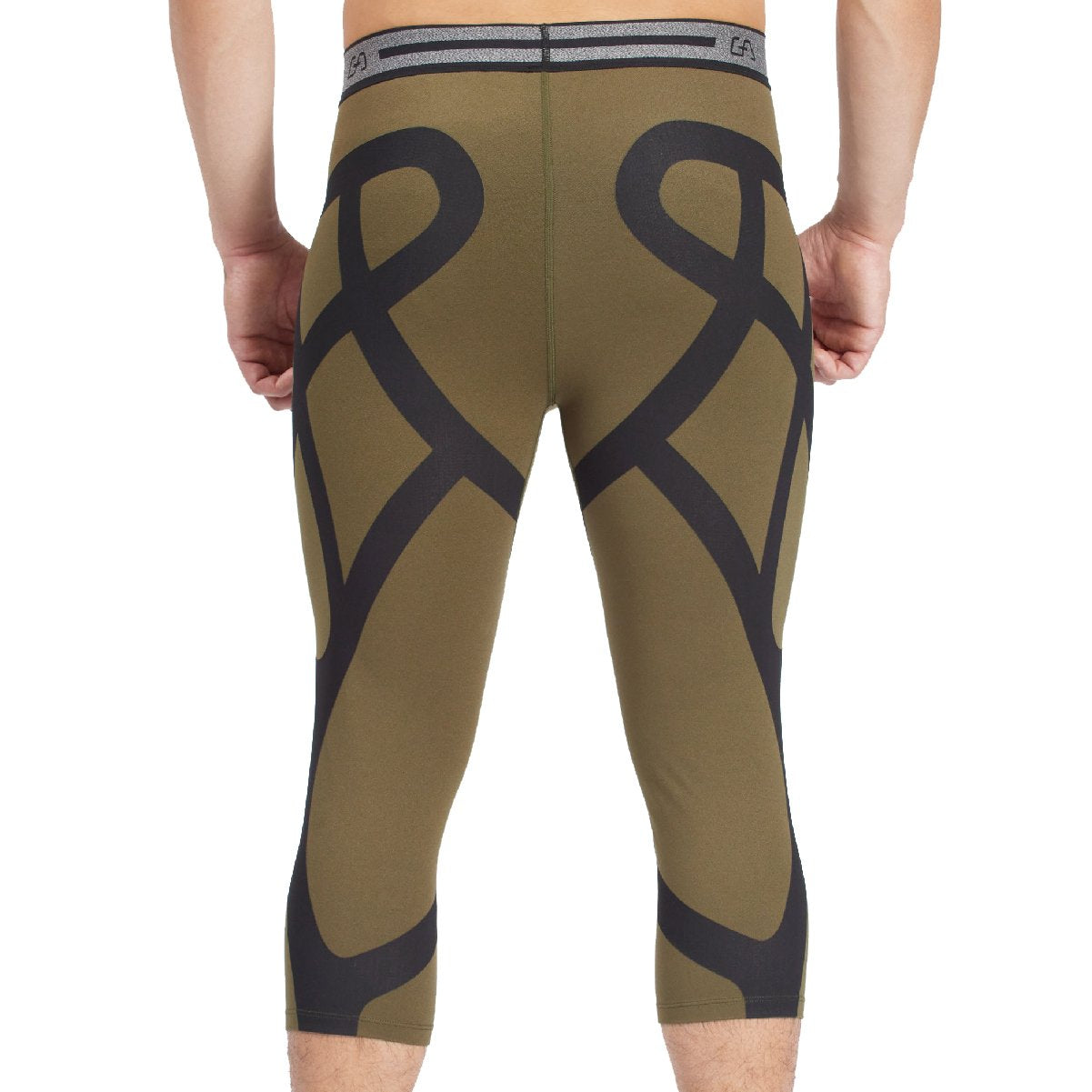 Image of Compression Warrior Cropped Leggings for Men