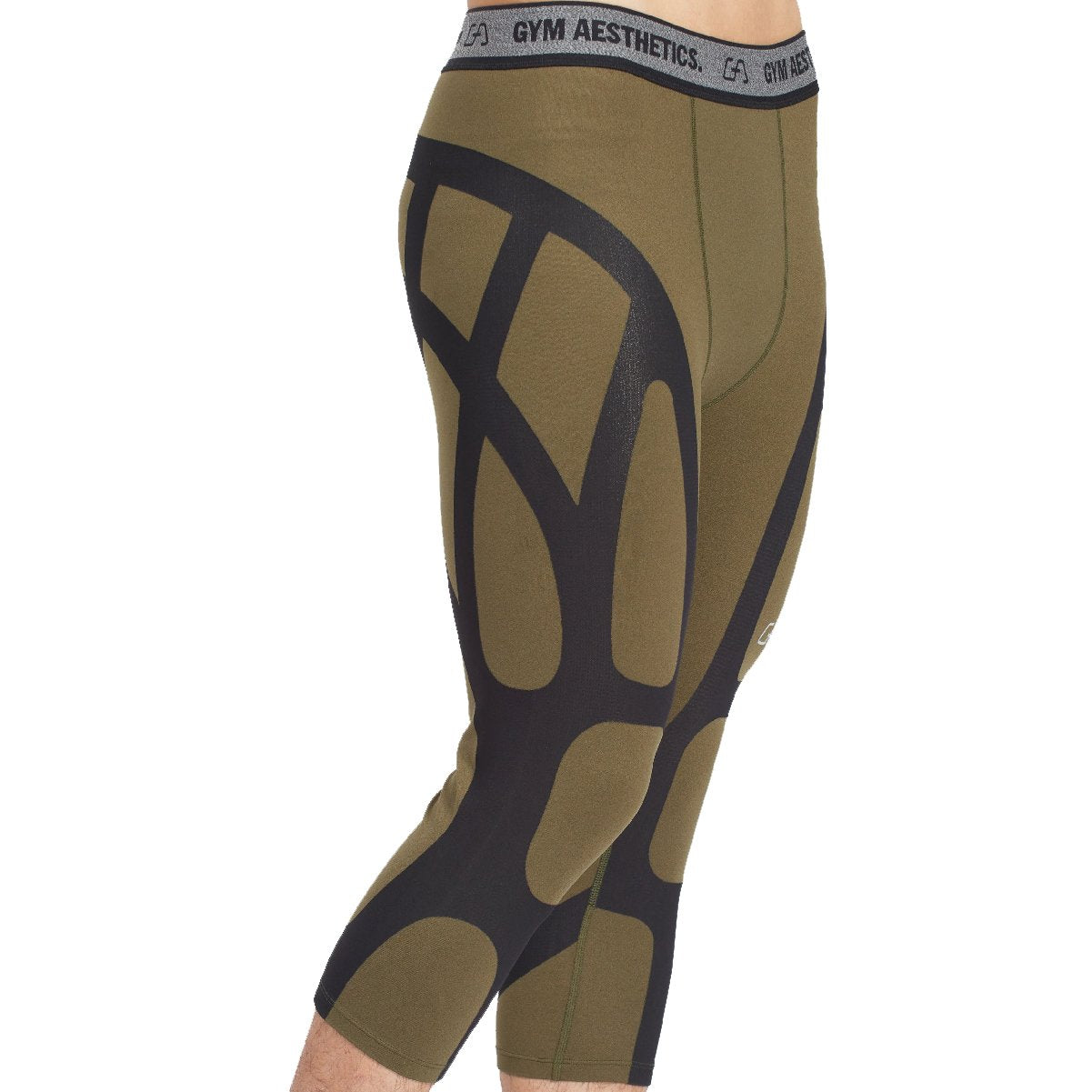 Image of Compression Warrior Cropped Leggings for Men