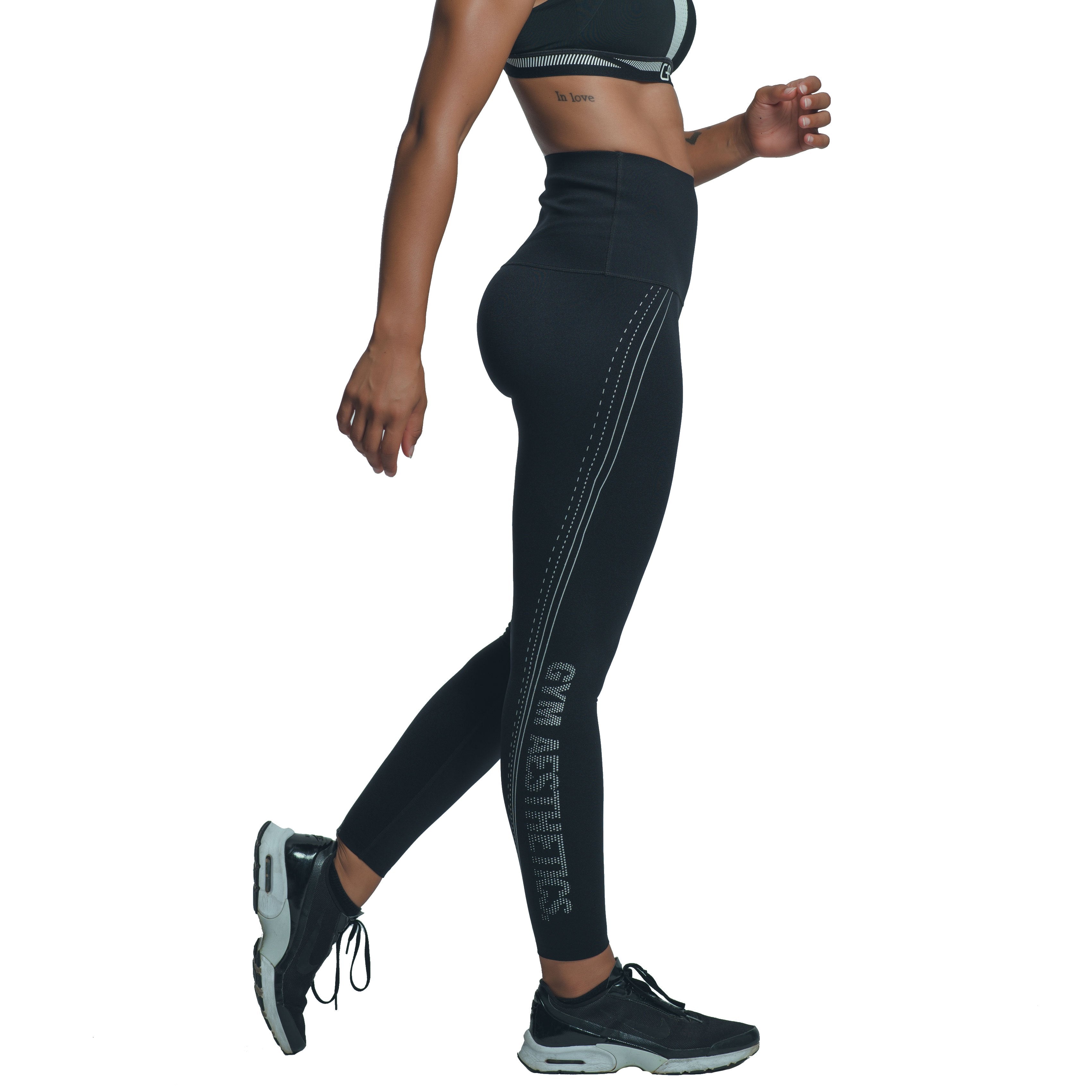 Image of High-Waist Supportive Compression Leggings for Women