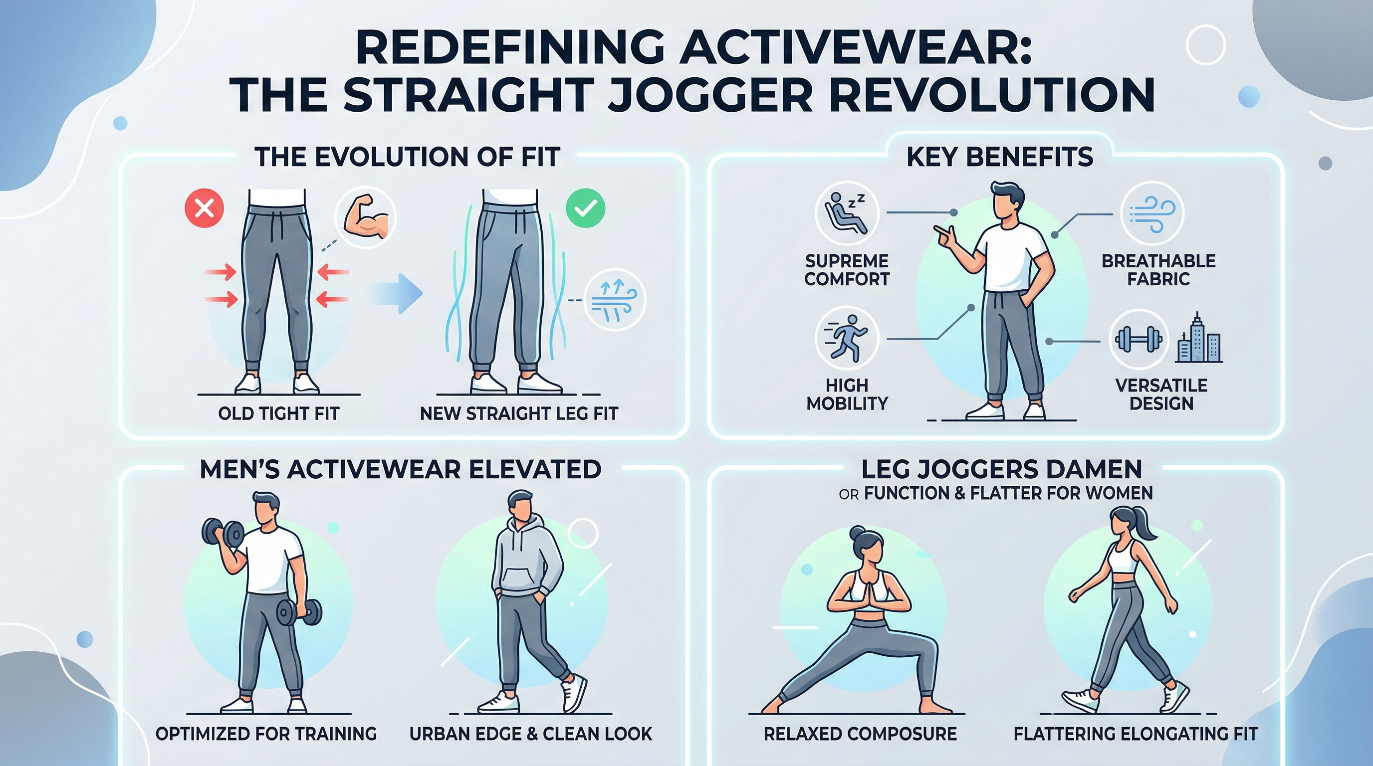 Image of Why Straight Joggers Are the Ultimate Activewear Essential