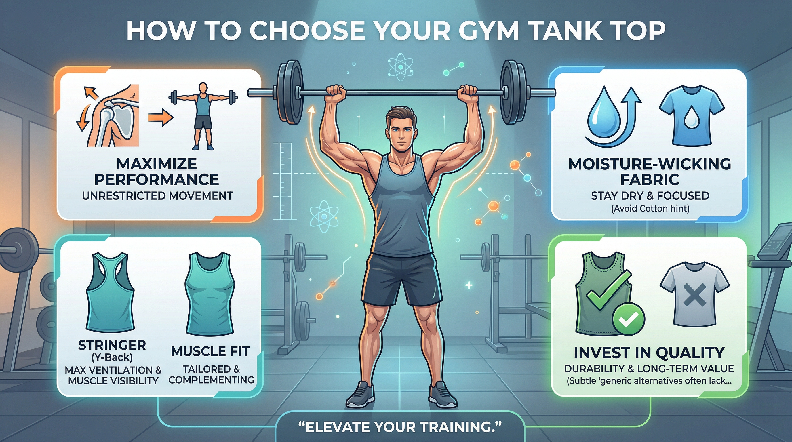 Image of The Ultimate Guide to Finding the Perfect Gym Tank Top for Men