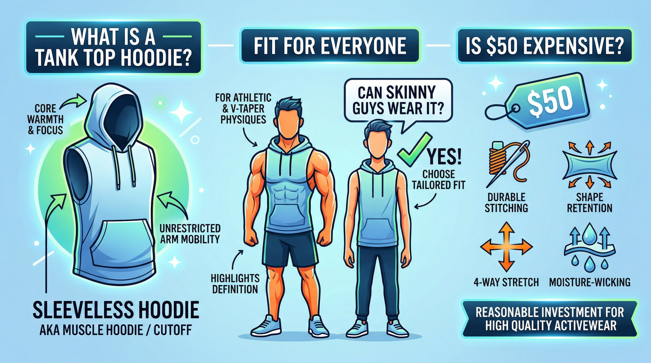Image of The Ultimate Guide to Mastering the Tank Top Hoody