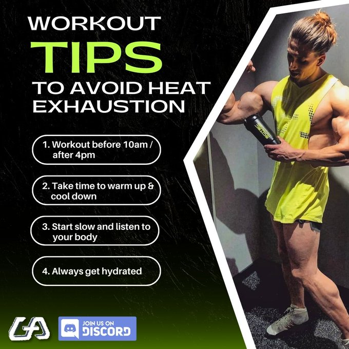 Image of Workout Tips to avoid heat exhaustion