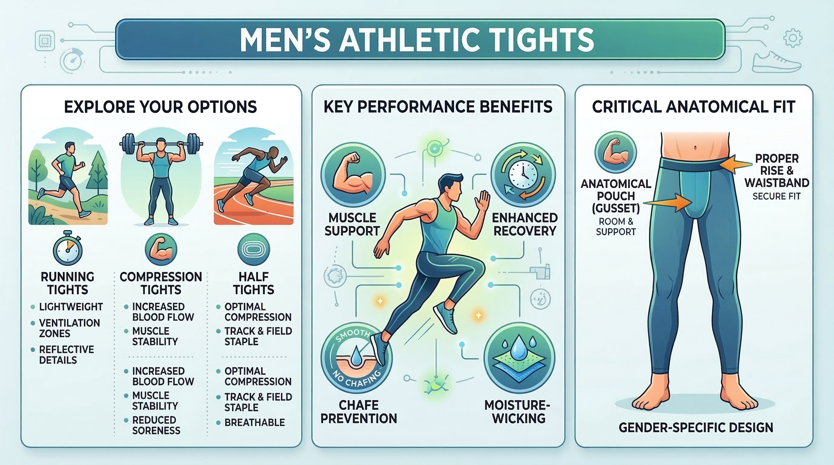 Image of The Ultimate Guide to Tights for Men: Performance, Style, and Recovery