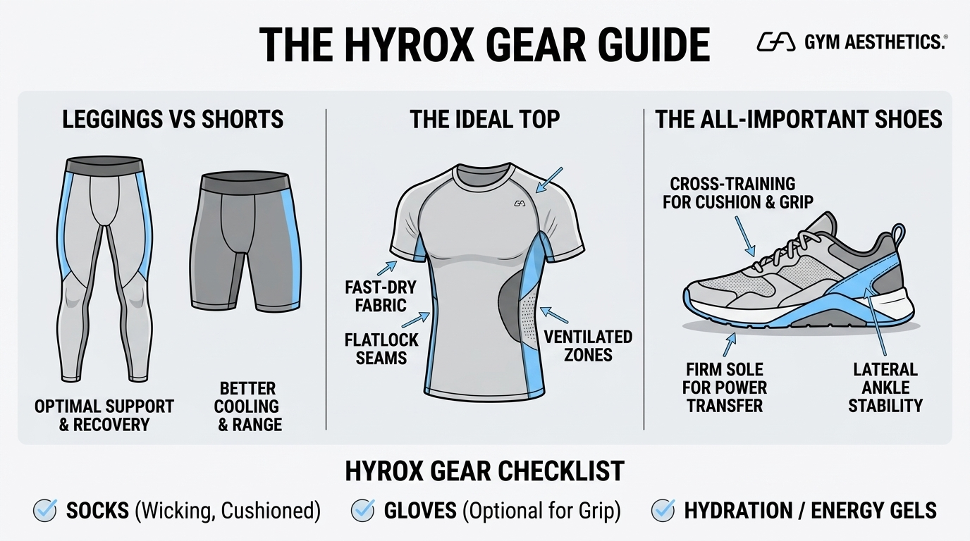 Image of Hyrox Gear Guide: What to Wear on Race Day