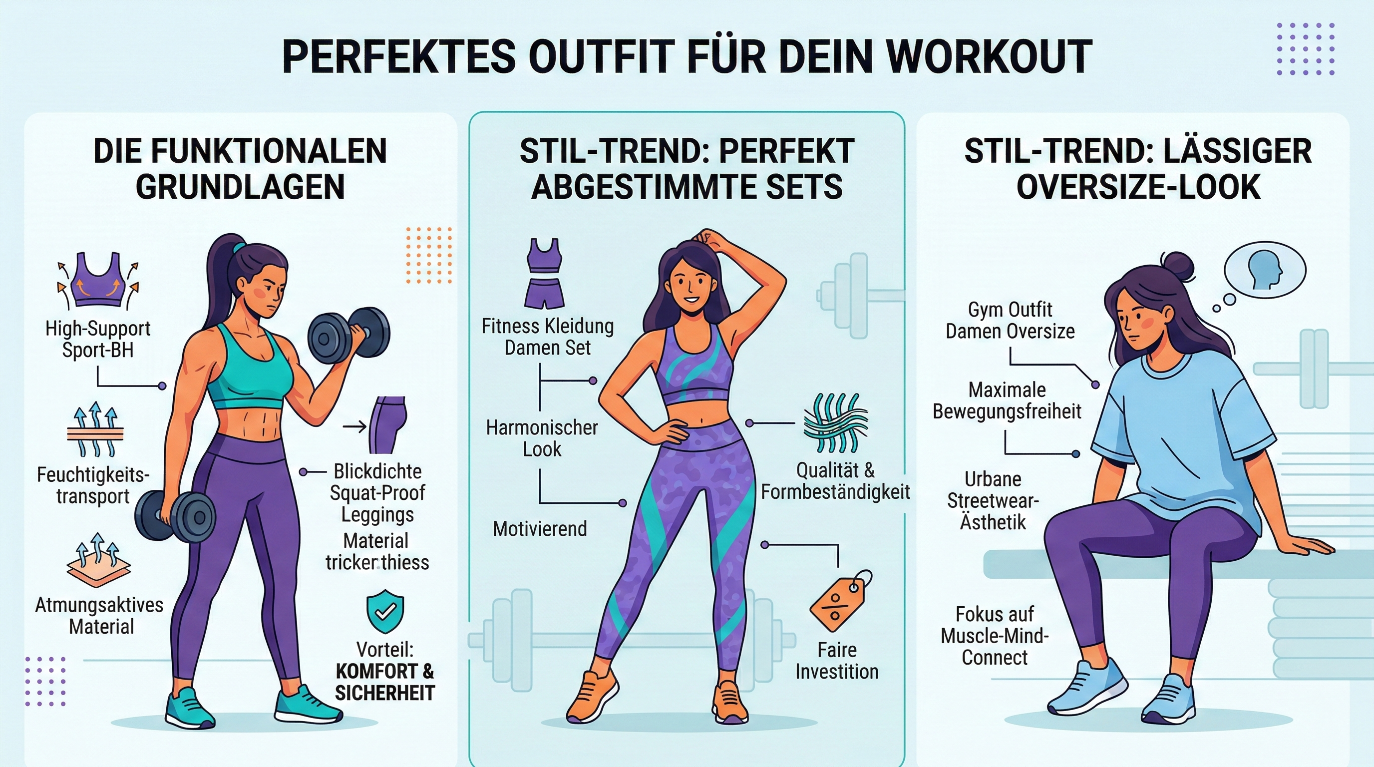 Image of Das perfekte Workout Outfit Damen: Style, Funktion und maximale Performance