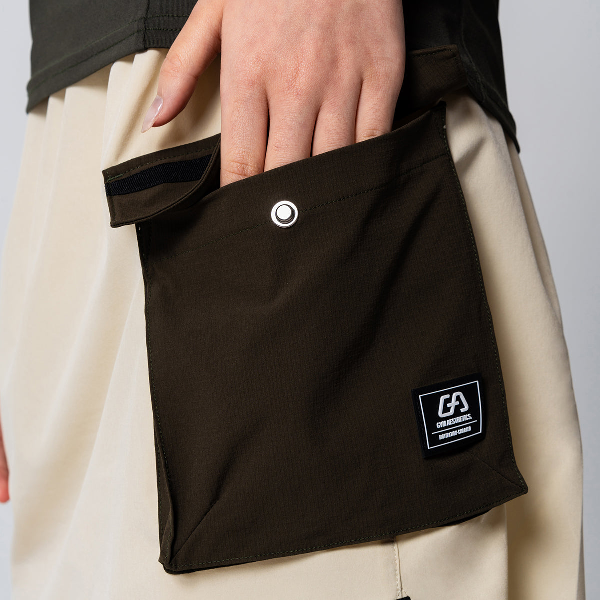 Image of Activewear 2in1 Farblock Cargorock für Damen