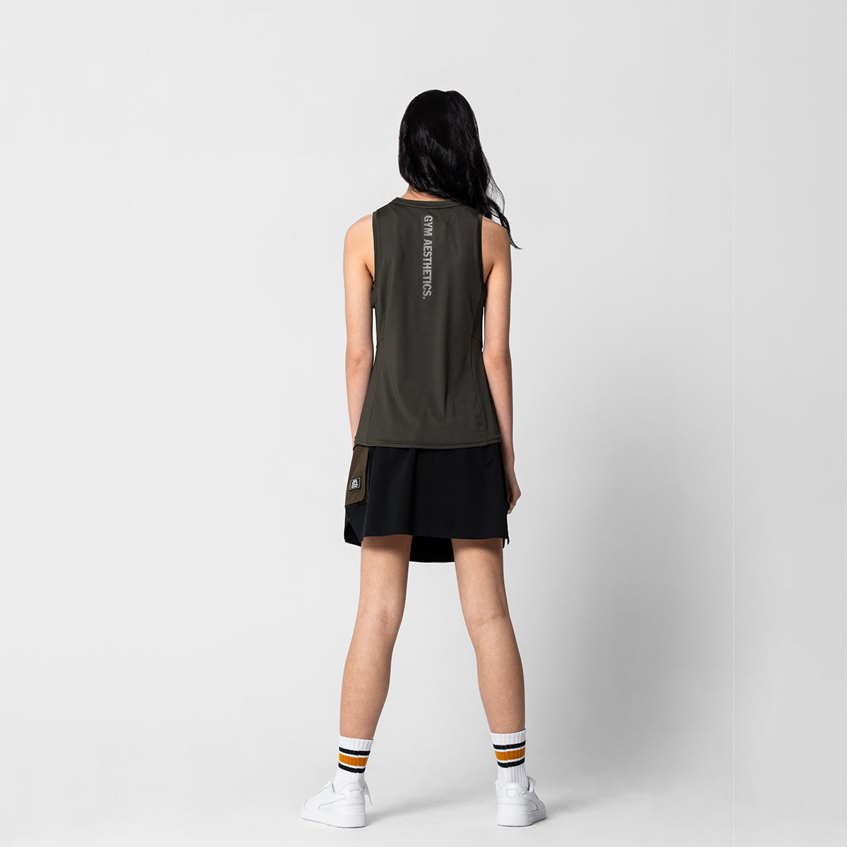 Image of Activewear 2in1 Farblock Cargorock für Damen