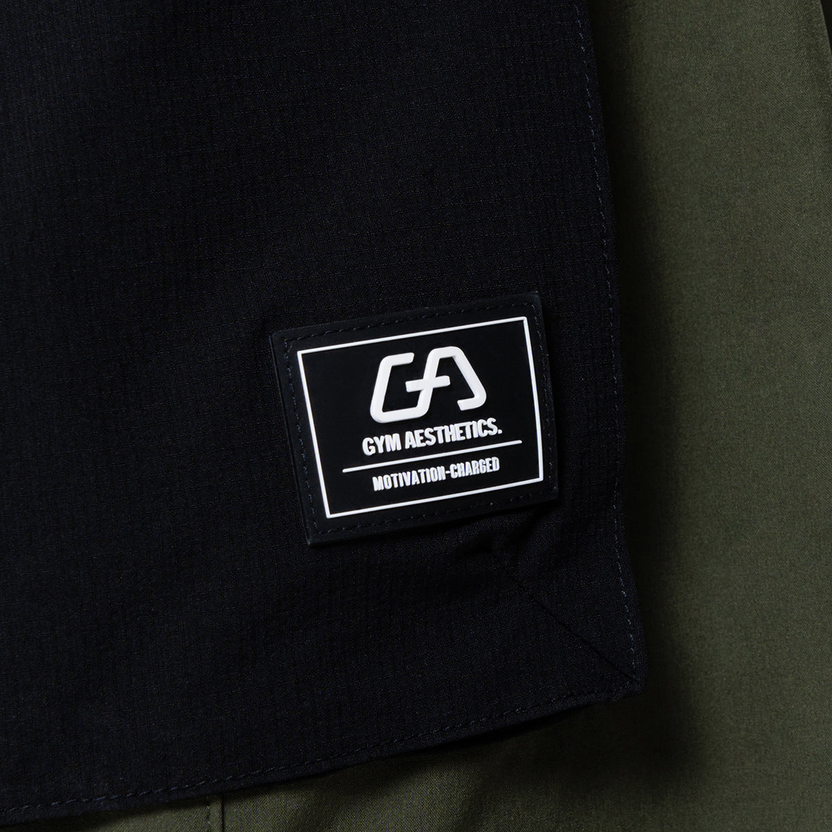 Image of Activewear 2in1 Farblock Cargorock für Damen