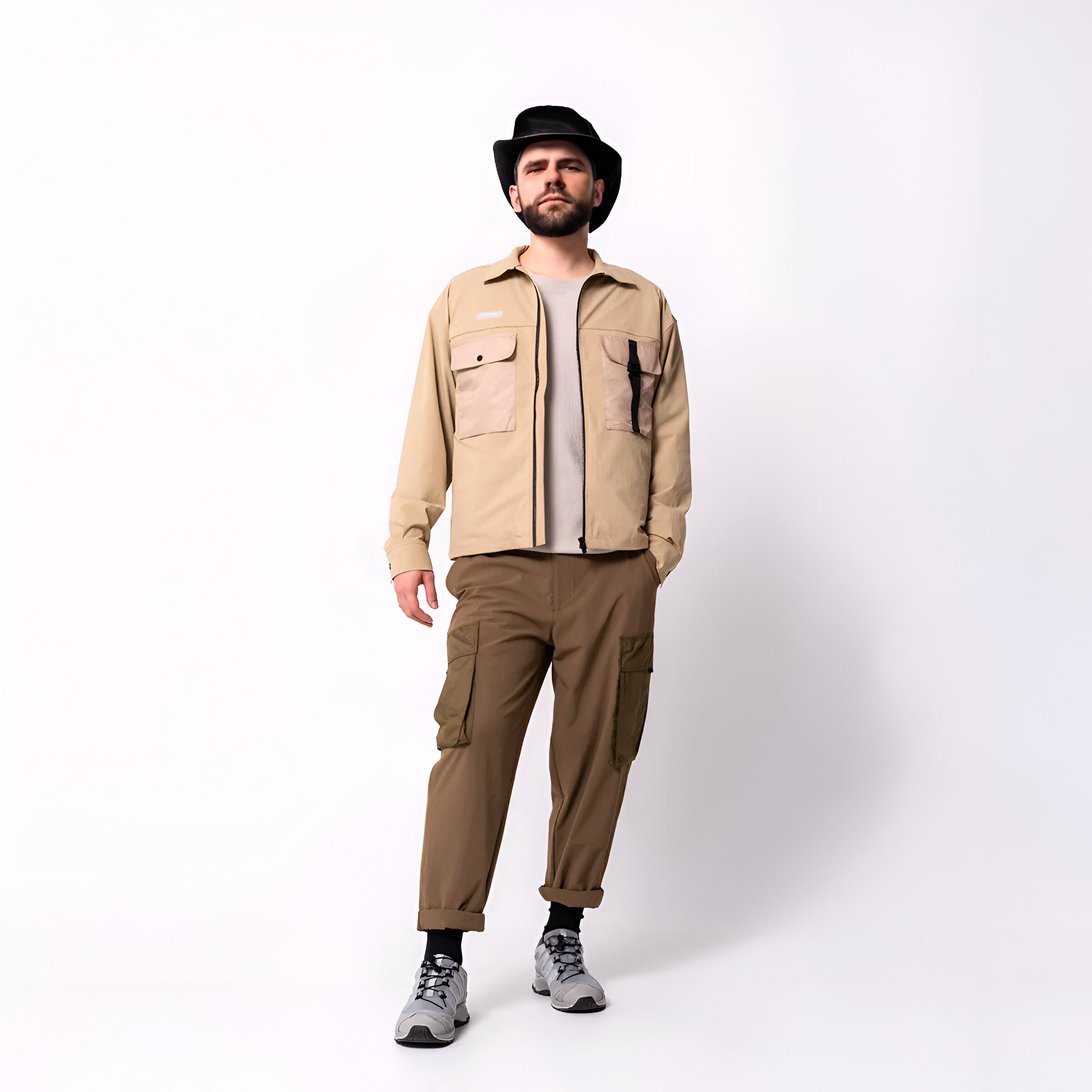 Image of 2in1 Functional Trendy Jacket Detachable Vest for Men