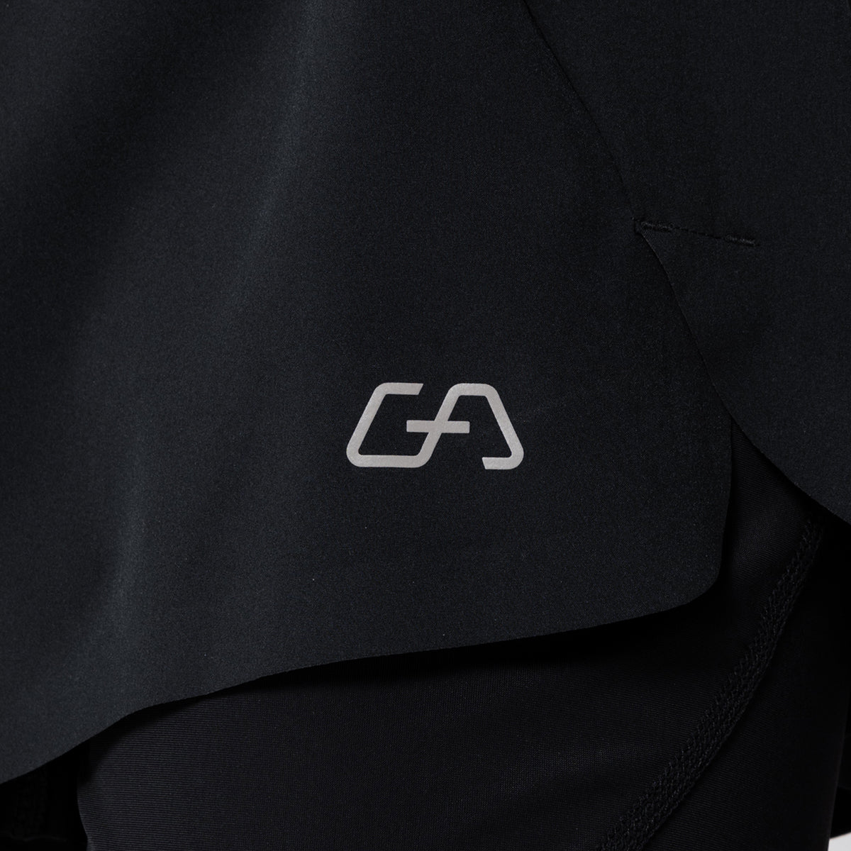 Image of Aktivkleidung 2in1 Farbblock Laufhosen für Damen