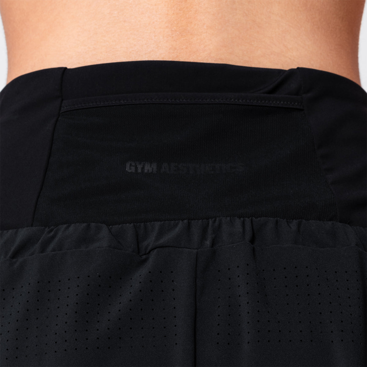 Image of Aktivkleidung 2in1 Farbblock Laufhosen für Damen