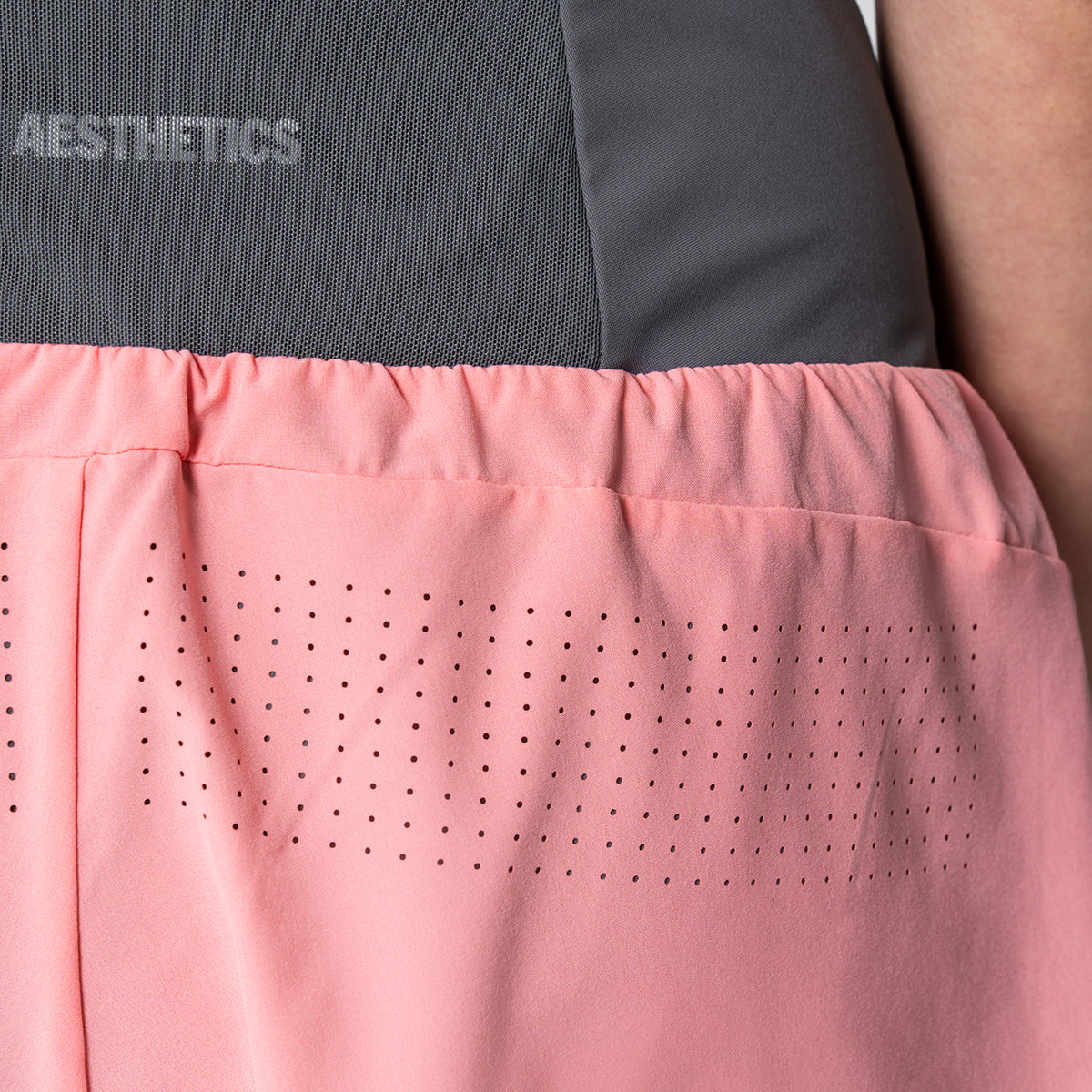 Image of Aktivkleidung 2in1 Farbblock Laufhosen für Damen