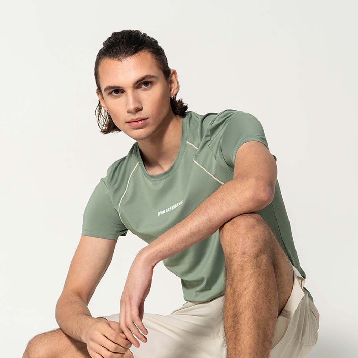 Image of GA Tech Activewear Performance Breathable Mesh Blocking T Shirt for Men