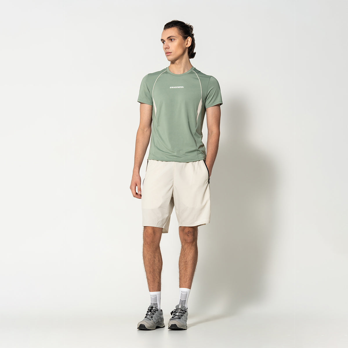 Image of GA Tech Activewear Performance Breathable Mesh Blocking T Shirt for Men