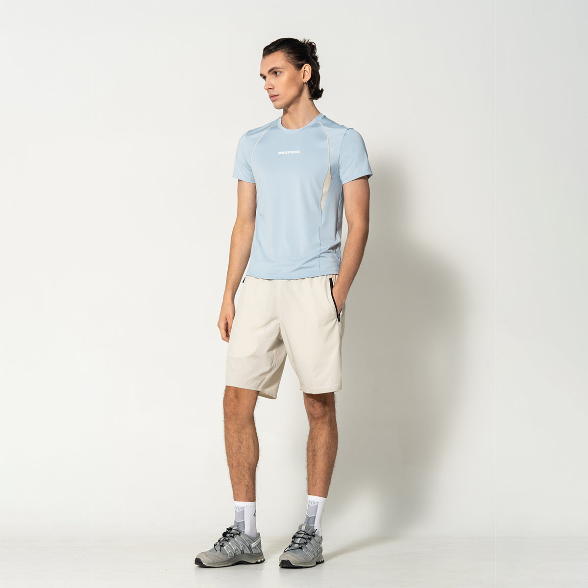 Image of GA Tech Activewear Performance Breathable Mesh Blocking T Shirt for Men