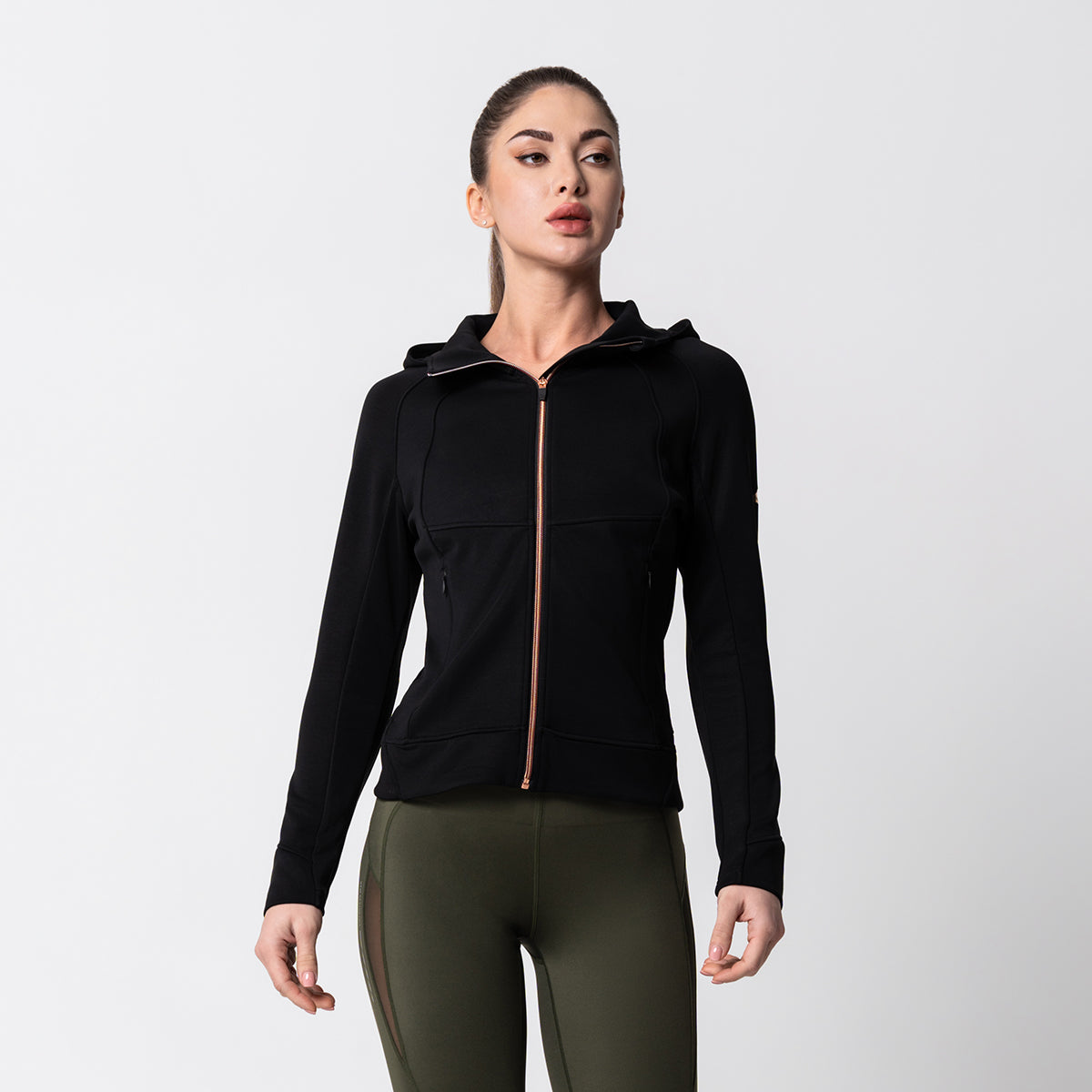 Image of Athleisure Fancy Logo Jacket for Women