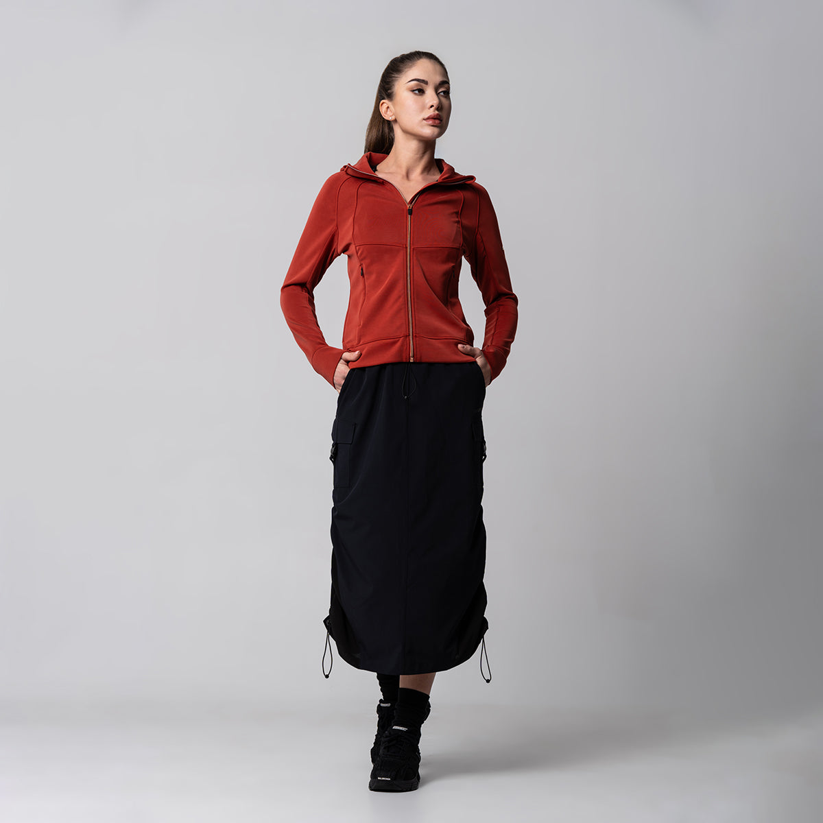 Image of Athleisure Fancy Logo Jacket for Women