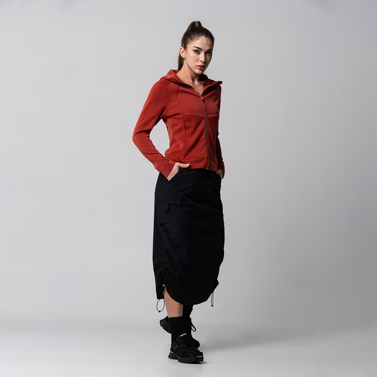 Image of Athleisure Fancy Logo Jacket for Women