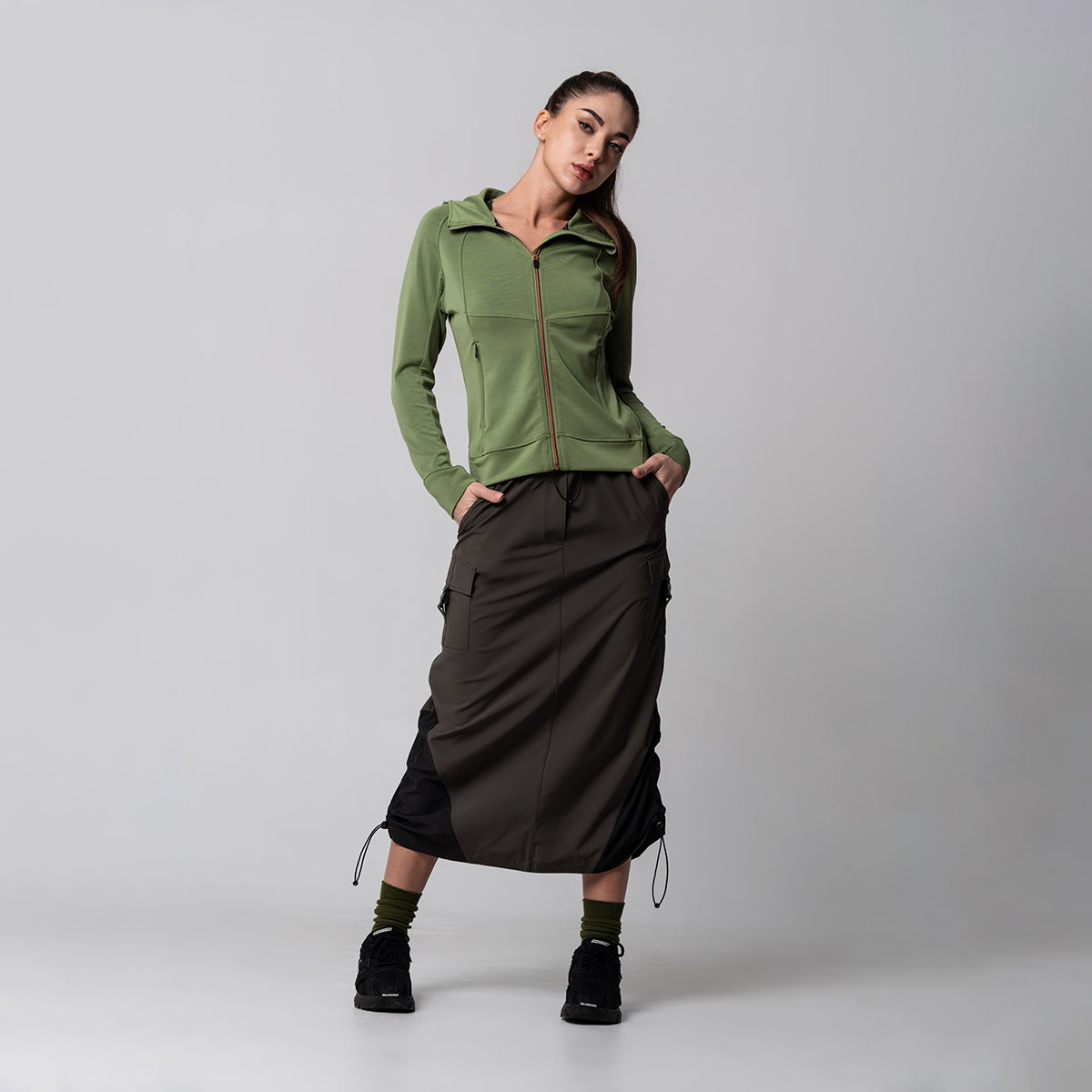 Athleisure Fancy Logo Jacket for Women