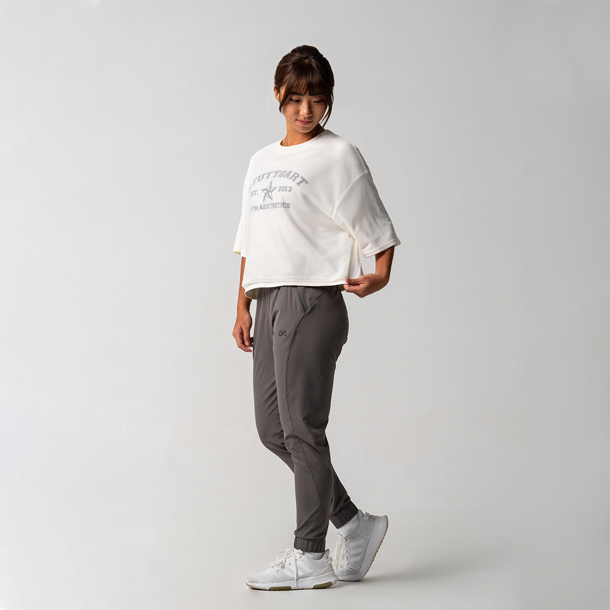 Image of Athleisure Mesh layer T Shirt for Women