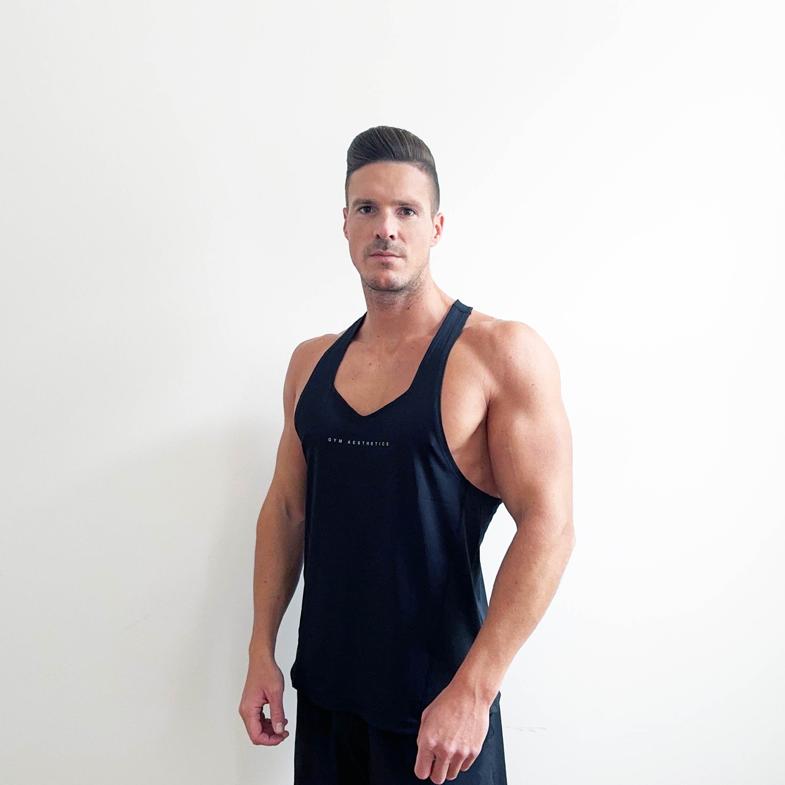 Image of GA Tech Body Builder Essential Stringer Y Back for Men