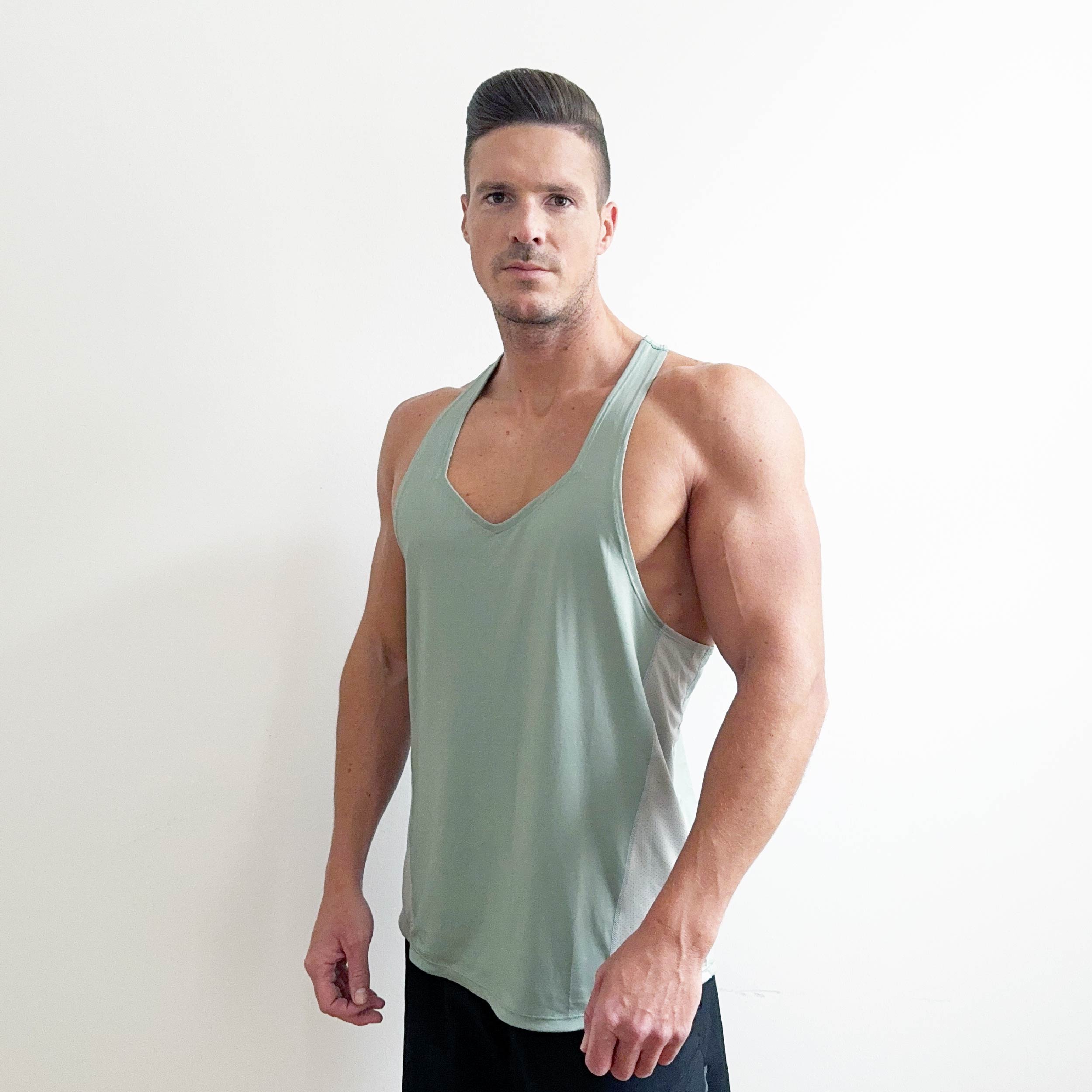 Image of GA Tech Body Builder Essential Stringer Y Back for Men