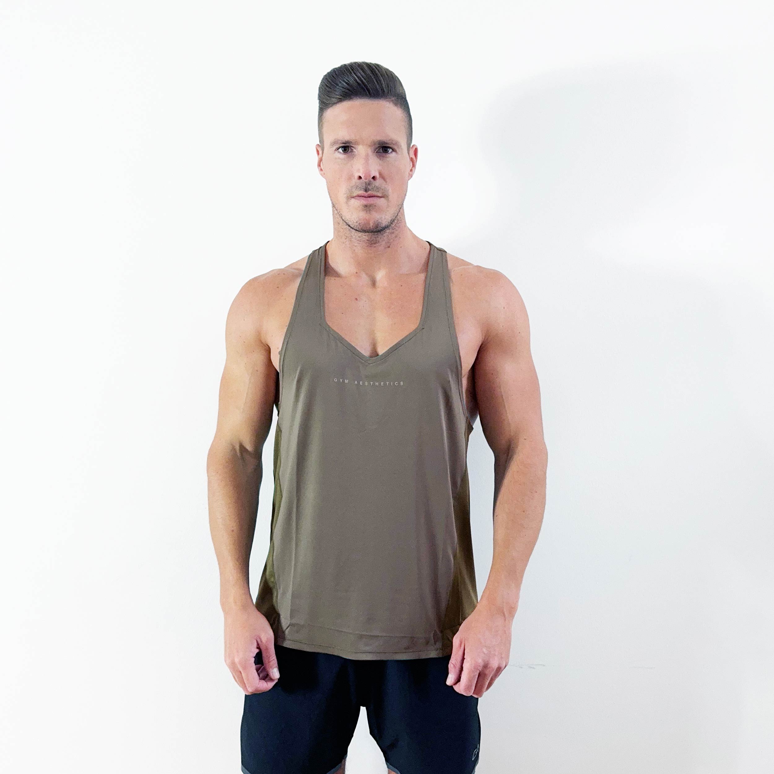 Image of GA Tech Body Builder Essential Stringer Y Back for Men