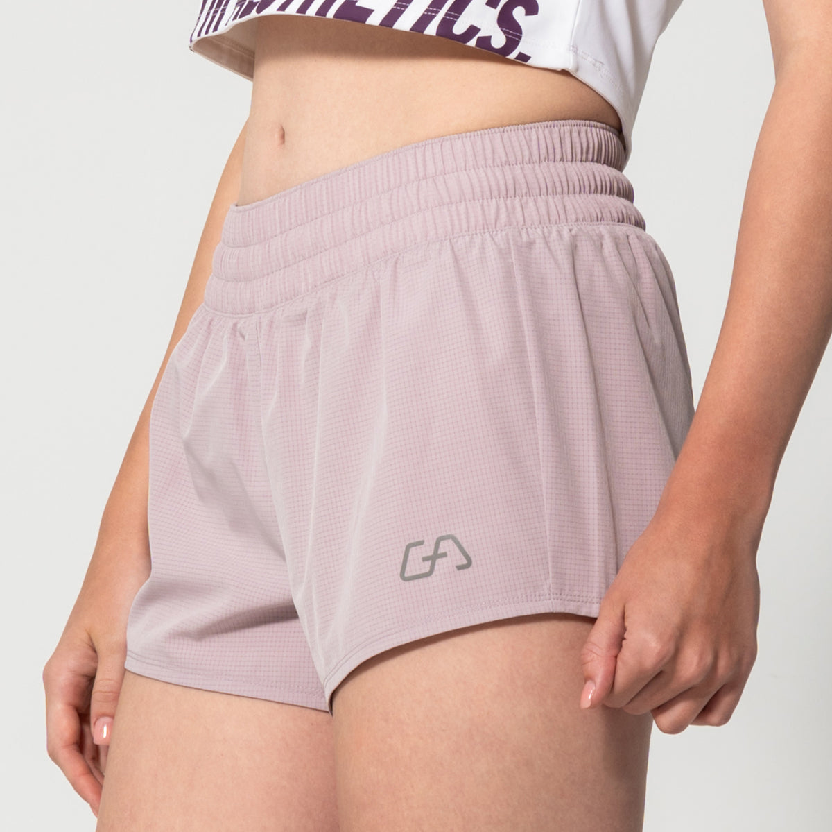 Image of Breathable Activewear Brief-Lined  3 inch Running Shorts for Women