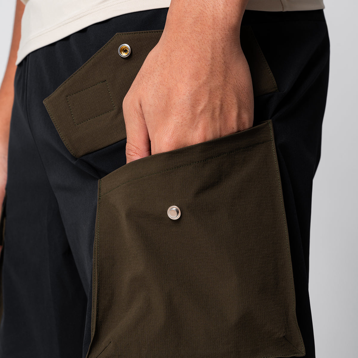 Farbblockierung Funktional 9 inch Sporthosen für Herren