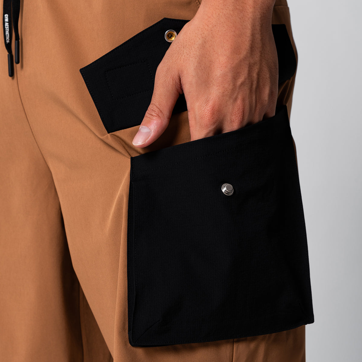 Farbblockierung Funktional 9 inch Sporthosen für Herren