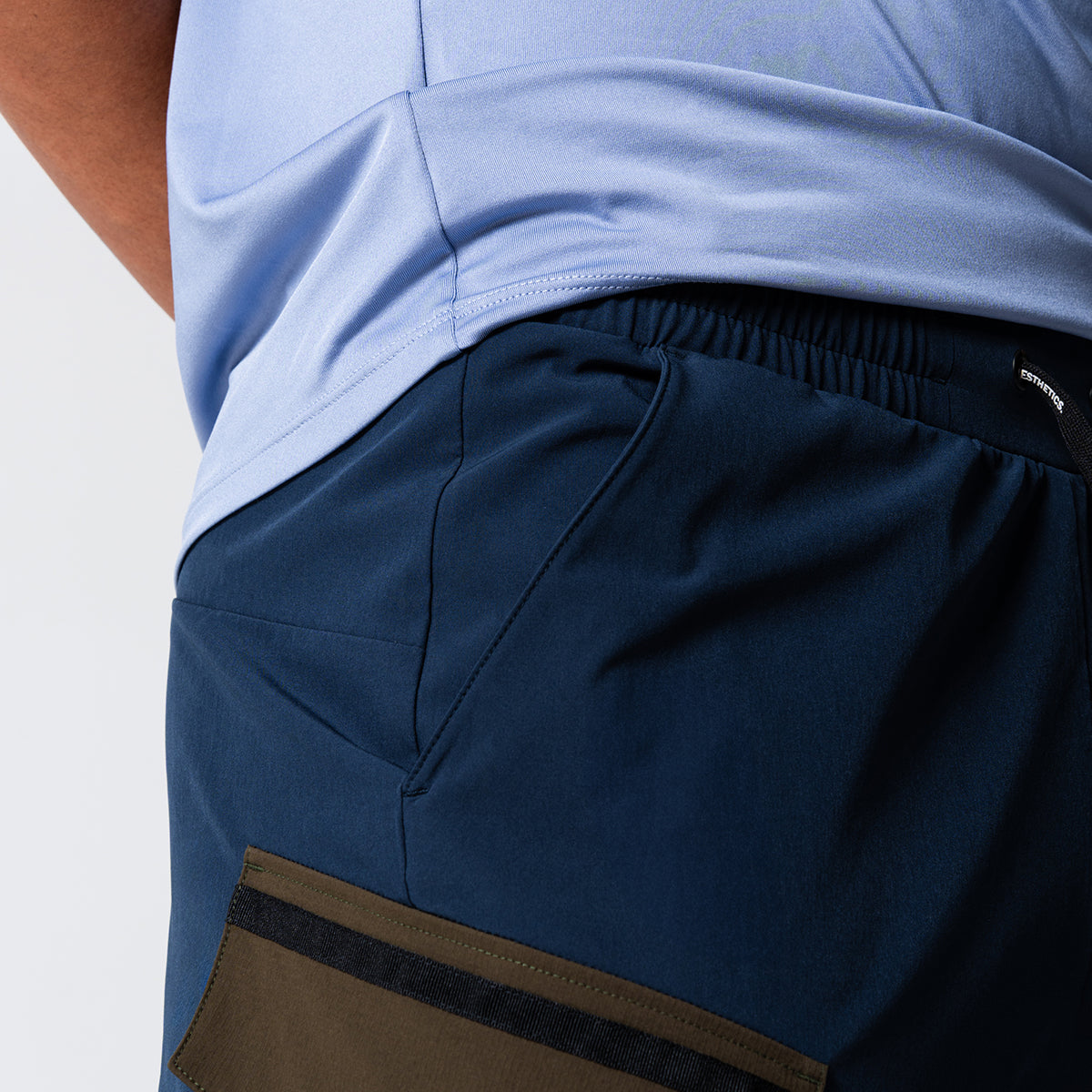 Farbblockierung Funktional 9 inch Sporthosen für Herren