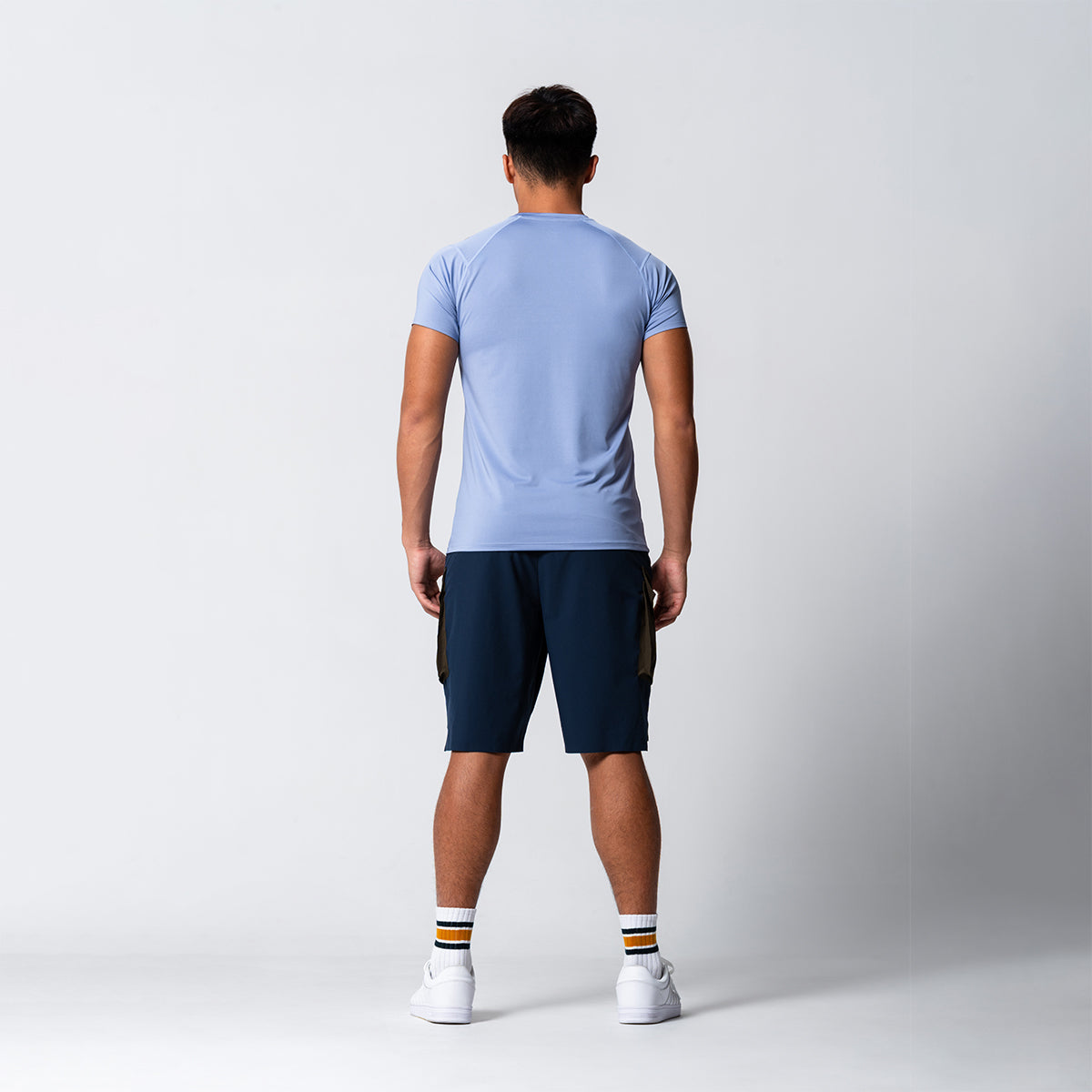 Farbblockierung Funktional 9 inch Sporthosen für Herren