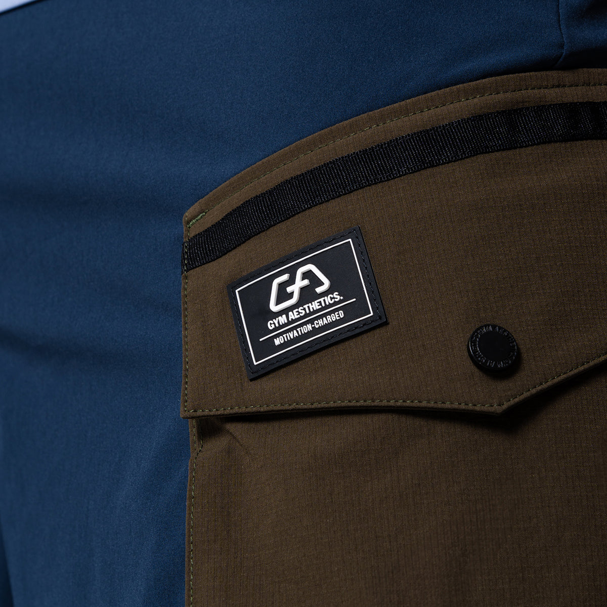 Farbblockierung Funktional 9 inch Sporthosen für Herren