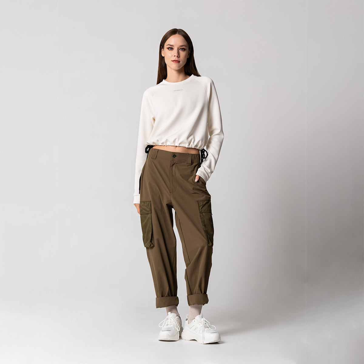 Cropped Everyday Wears Sweatshirt for Women