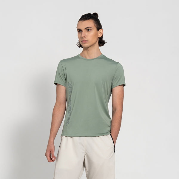 Ergonomics Activewear Performance T Shirt breathable mesh blocking for Men