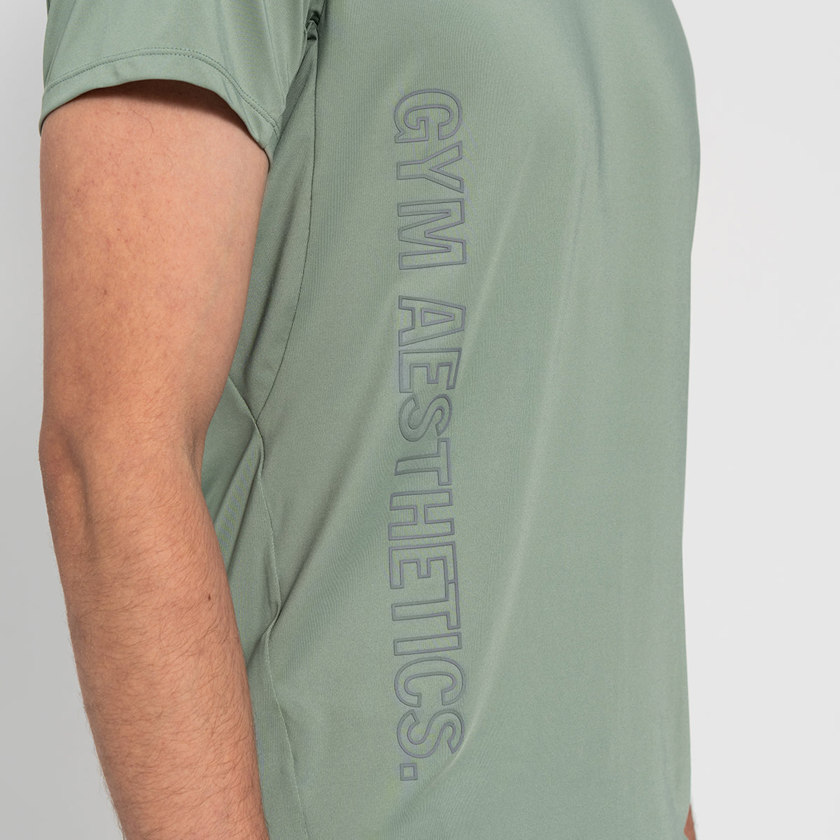 Image of GA Tech Ergonomics Activewear Performance Breathable Mesh Blocking T Shirt for Men