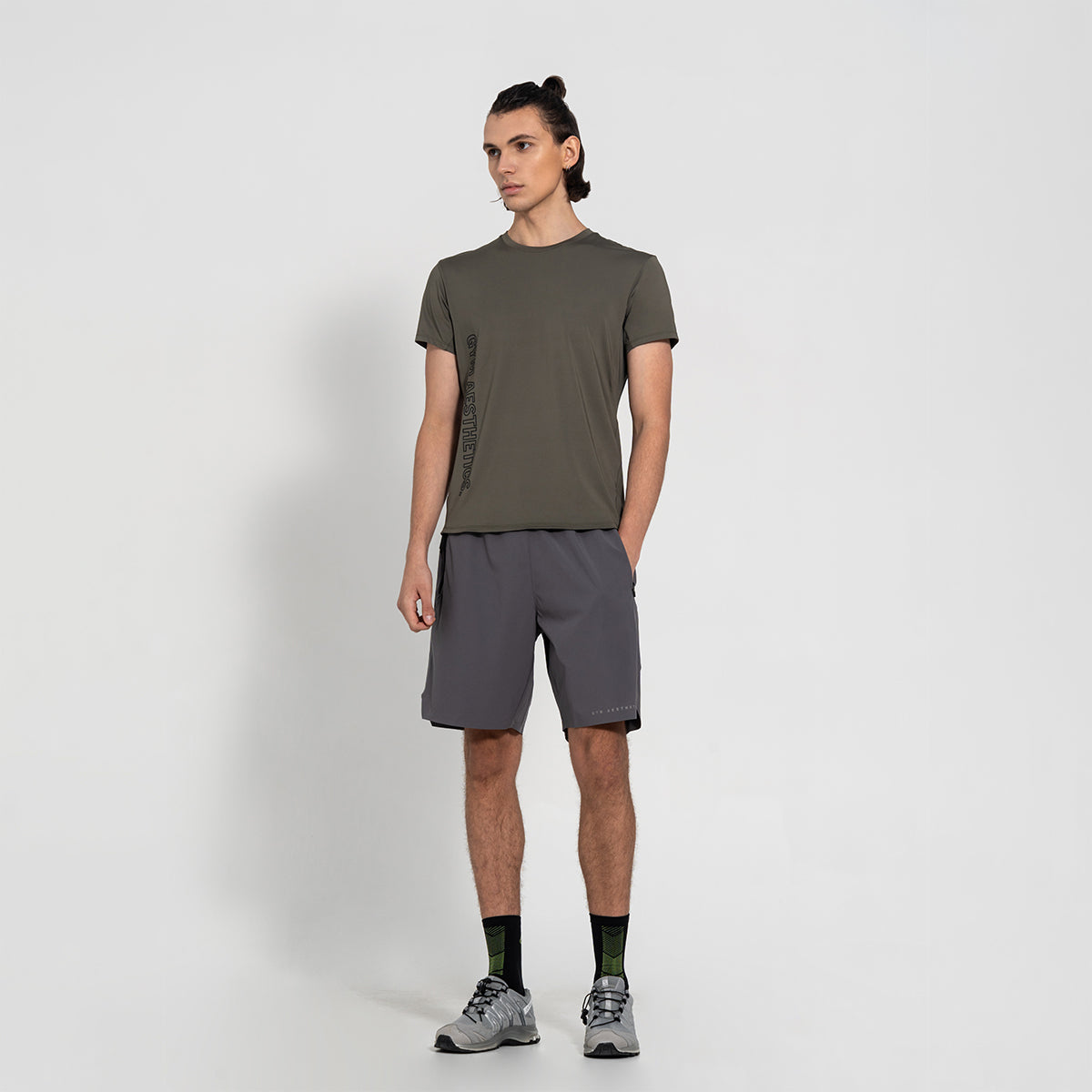 Image of GA Tech Ergonomics Activewear Performance Breathable Mesh Blocking T Shirt for Men