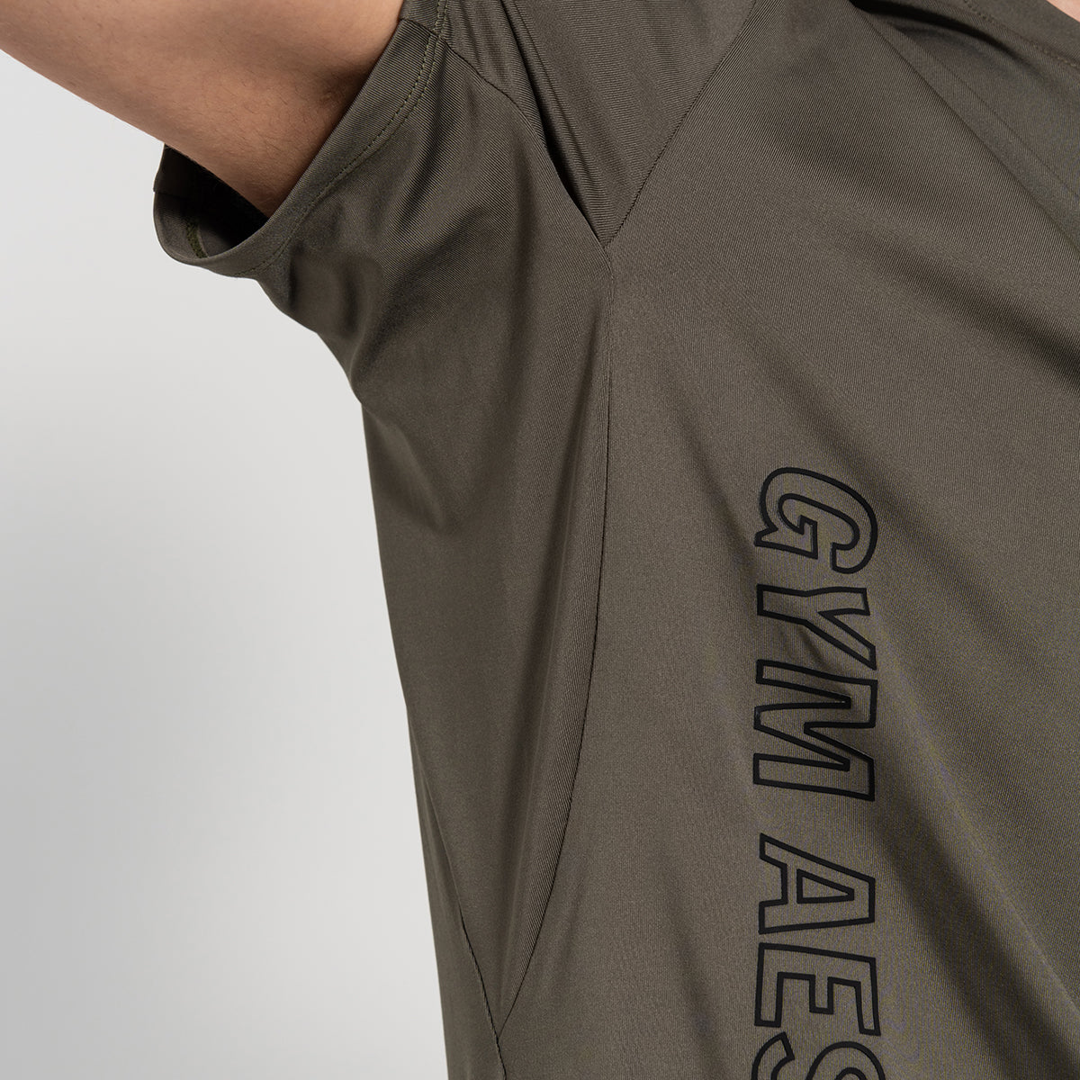 Image of GA Tech Ergonomics Activewear Performance Breathable Mesh Blocking T Shirt for Men