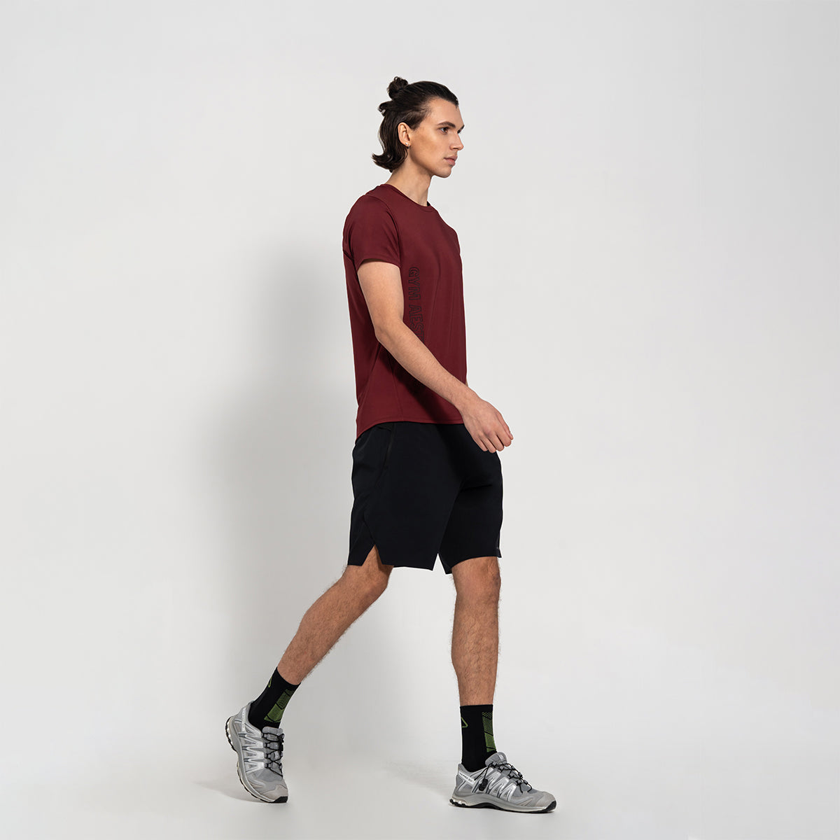 Image of Fabric Blocking Activewear Performance 9 inch Shorts for Men