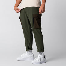 Load image into Gallery viewer, Fabric Blocking Functional Cargo Straight pants for Men
