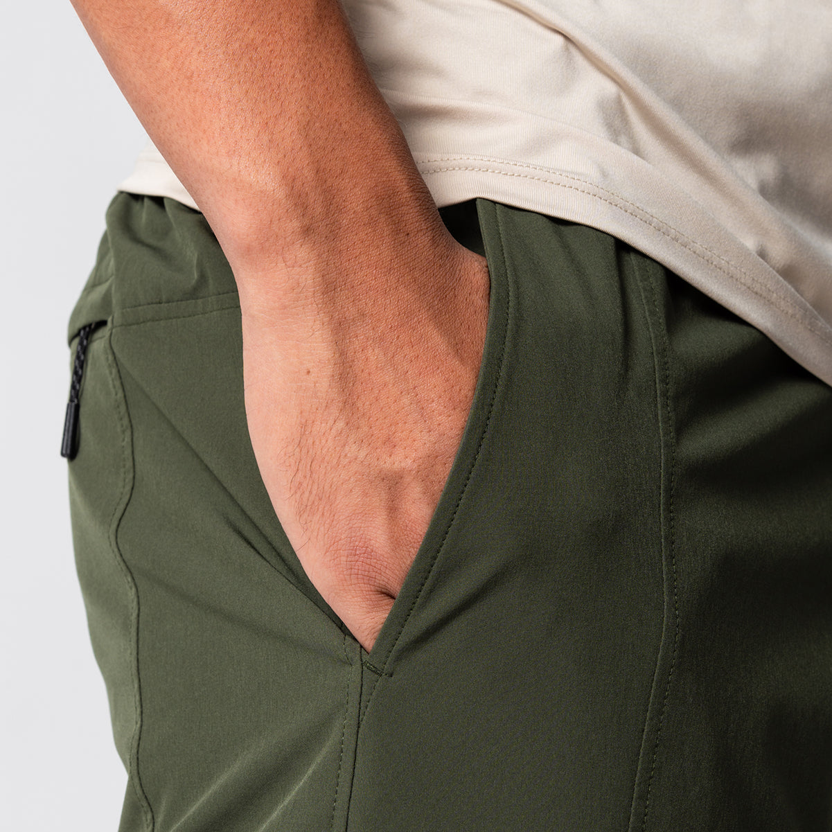 Fabric Blocking Functional Cargo Straight pants for Men