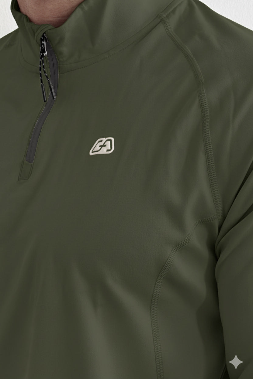 Image of Half Zip Training Running Longsleeves for Men